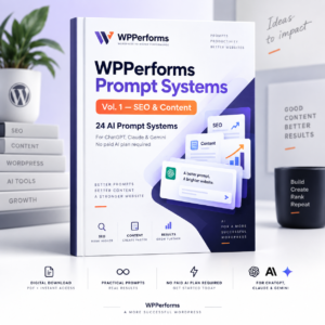 24 AI Prompt Systems for SEO & Content Creation — Volume 1