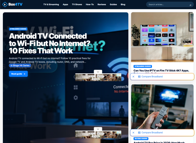 Box4TV, guides et comparatifs streaming